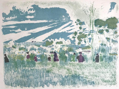 Douard Vuillard, A Travers Champs, L'Uvre Grav De Vuillard, Lithograph