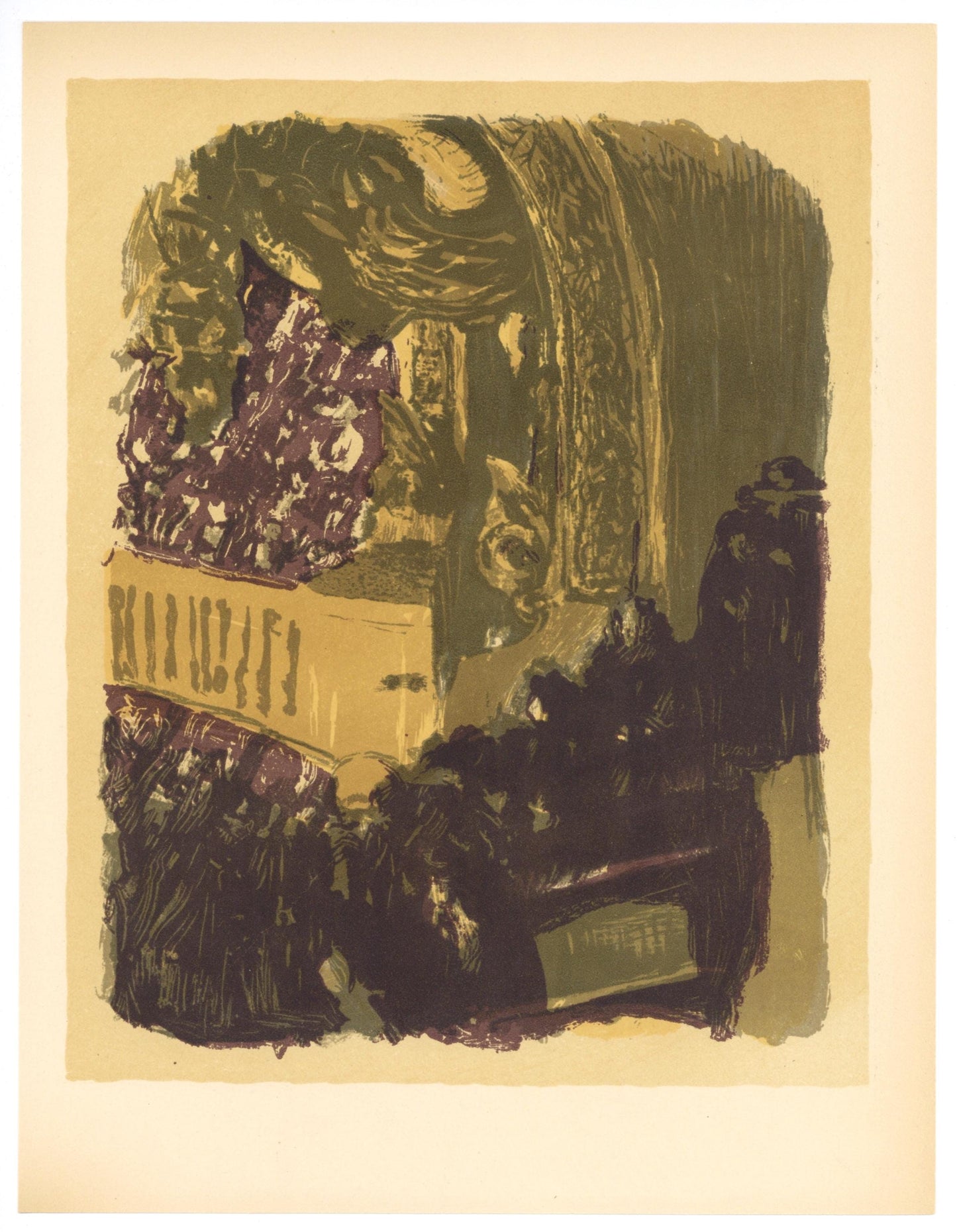Douard Vuillard, Une Galerie Au Gymnase, L'Uvre Grav De Vuillard, Lithograph