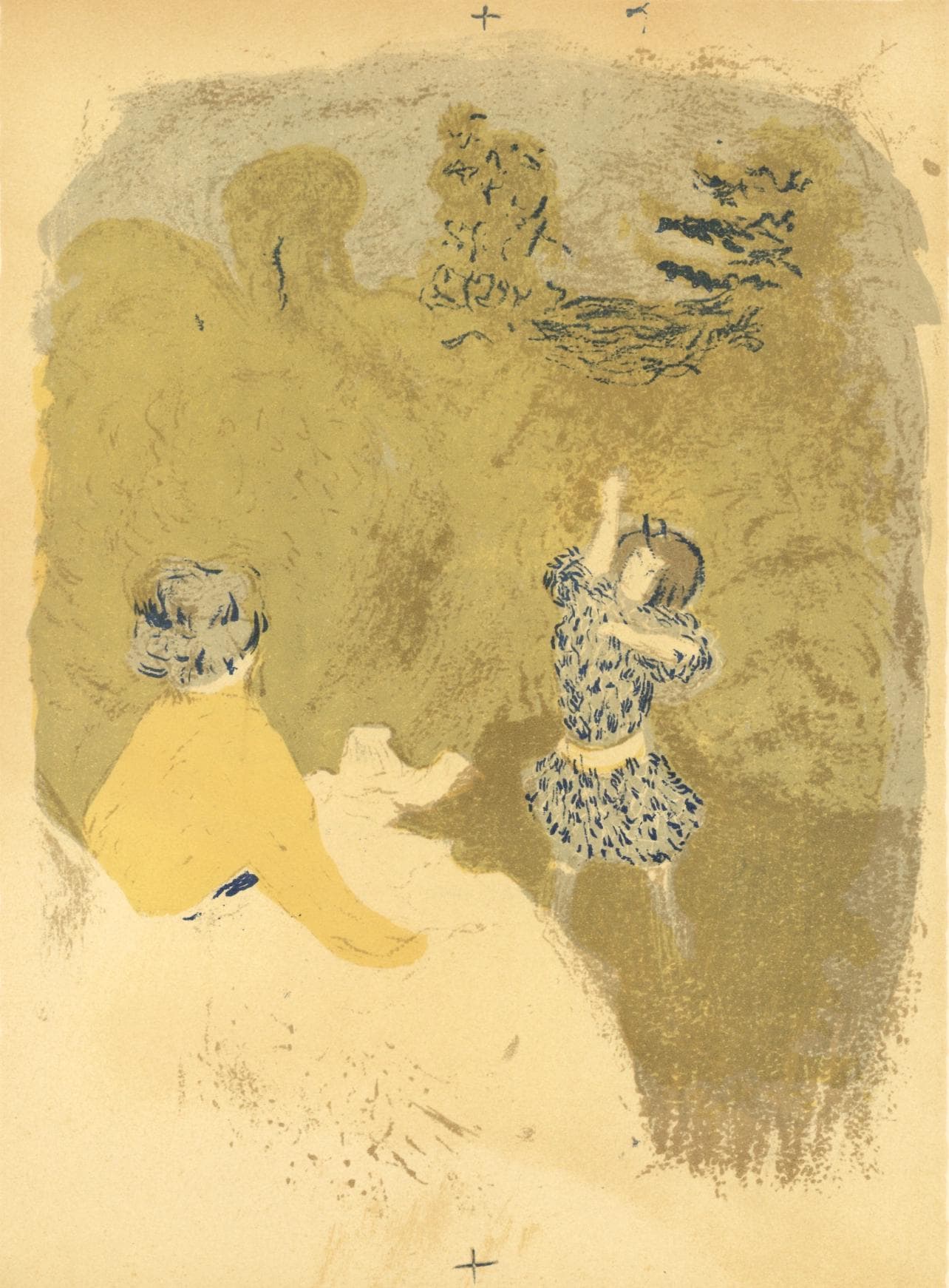 Douard Vuillard, La Petite Fille Au Volant, L'Uvre Grav De Vuillard, Lithograph