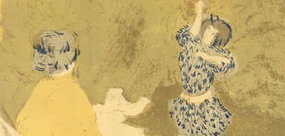 Douard Vuillard, La Petite Fille Au Volant, L'Uvre Grav De Vuillard, Lithograph