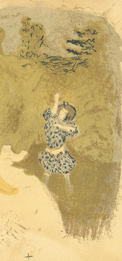 Douard Vuillard, La Petite Fille Au Volant, L'Uvre Grav De Vuillard, Lithograph
