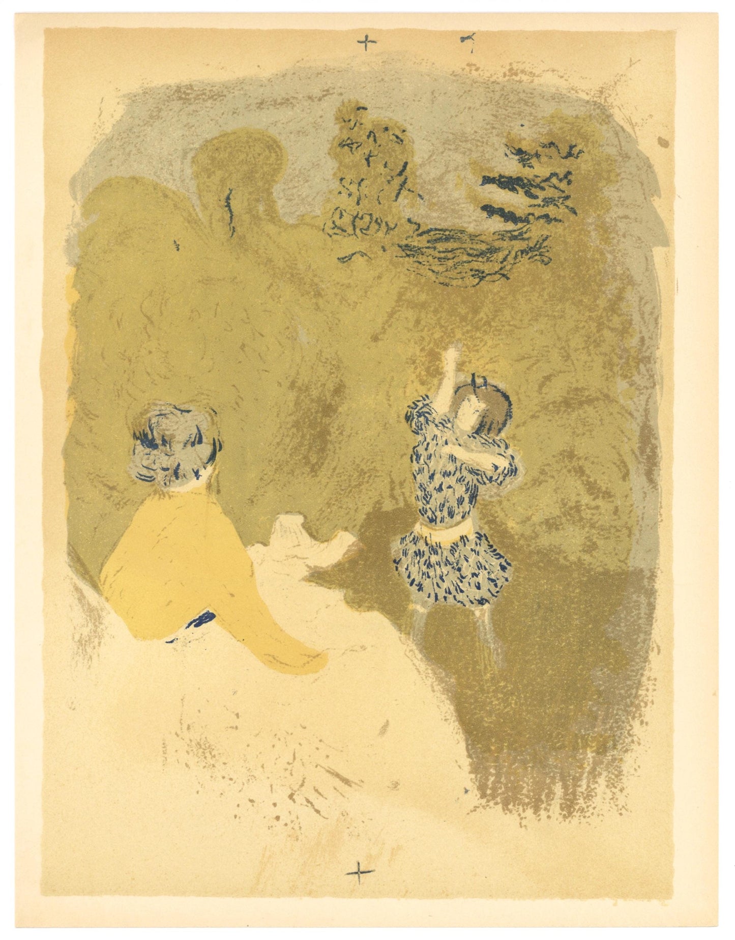 Douard Vuillard, La Petite Fille Au Volant, L'Uvre Grav De Vuillard, Lithograph