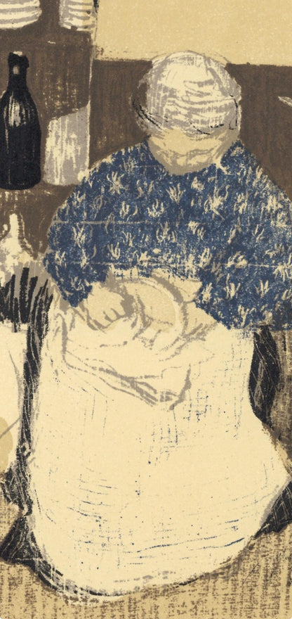 Douard Vuillard, La Cuisiniere, L'Uvre Grav De Vuillard, Lithograph