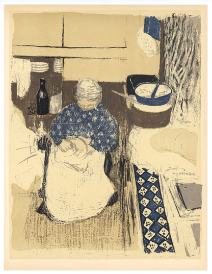 Douard Vuillard, La Cuisiniere, L'Uvre Grav De Vuillard, Lithograph