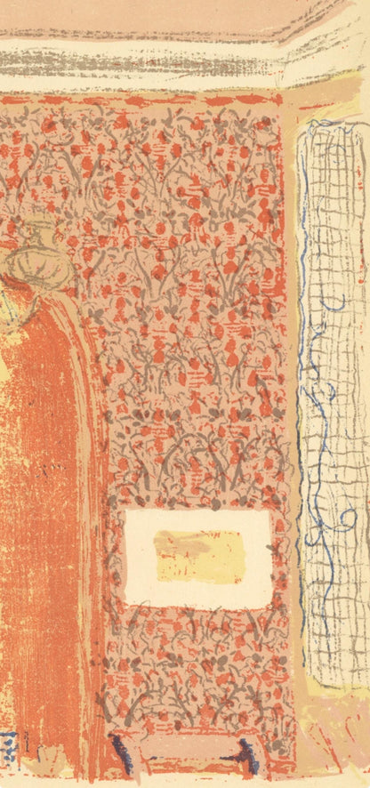 Douard Vuillard, Intrieur Aux Tentures Roses, L'Uvre Grav De Vuillard, Lithograph