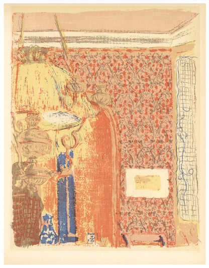 Douard Vuillard, Intrieur Aux Tentures Roses, L'Uvre Grav De Vuillard, Lithograph