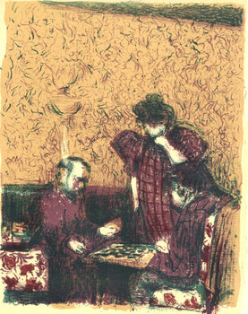 Douard Vuillard, La Partie De Dames, L'Uvre Grav De Vuillard, Lithograph