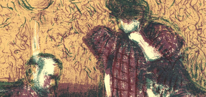 Douard Vuillard, La Partie De Dames, L'Uvre Grav De Vuillard, Lithograph