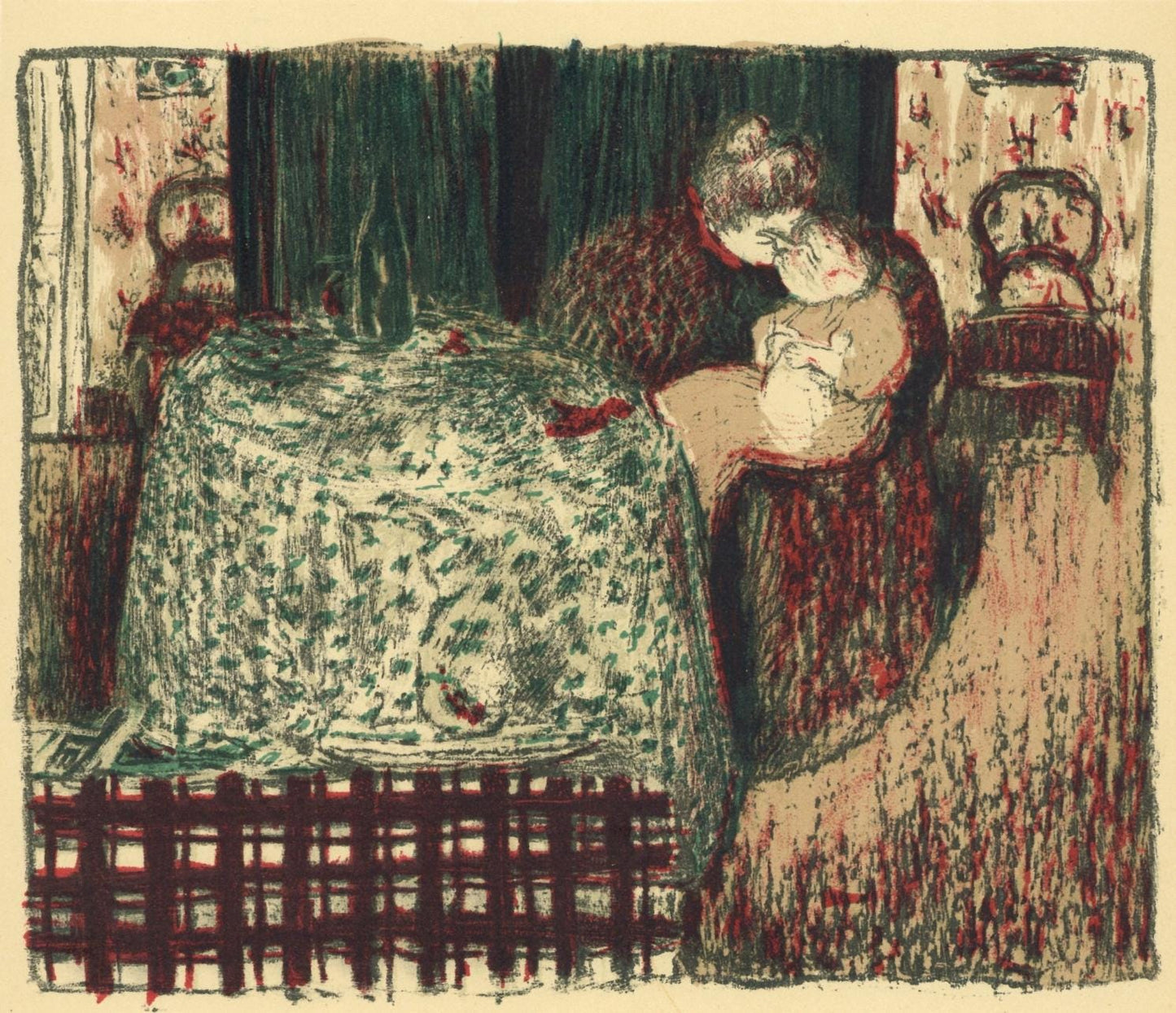 Douard Vuillard, Maternit, L'Uvre Grav De Vuillard, Lithograph