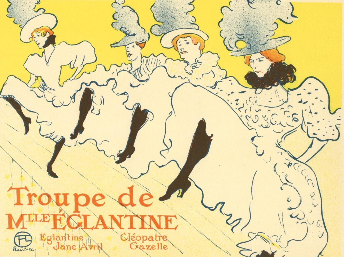 Henri De Toulouse-Lautrec, La Troupe De Mlle Nglantine, Les Affiches De Toulouse-Lautrec, Lithograph