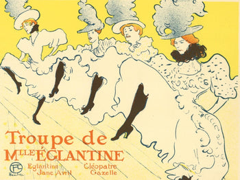Henri De Toulouse-Lautrec, La Troupe De Mlle Nglantine, Les Affiches De Toulouse-Lautrec, Lithograph