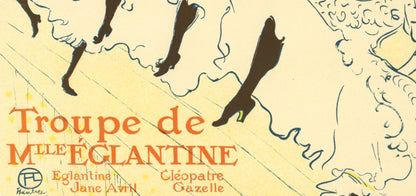 Henri De Toulouse-Lautrec, La Troupe De Mlle Nglantine, Les Affiches De Toulouse-Lautrec, Lithograph