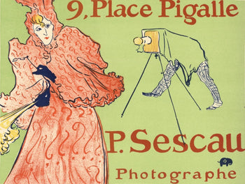 Henri De Toulouse-Lautrec, P.Sescau Photographe, Les Affiches De Toulouse-Lautrec, Lithograph