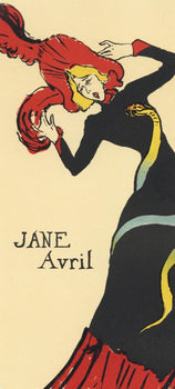 Henri De Toulouse-Lautrec, Jane Avril, Les Affiches De Toulouse-Lautrec, Lithograph
