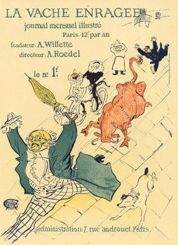 Henri De Toulouse-Lautrec, La Vache Enrage, Les Affiches De Toulouse-Lautrec, Lithograph