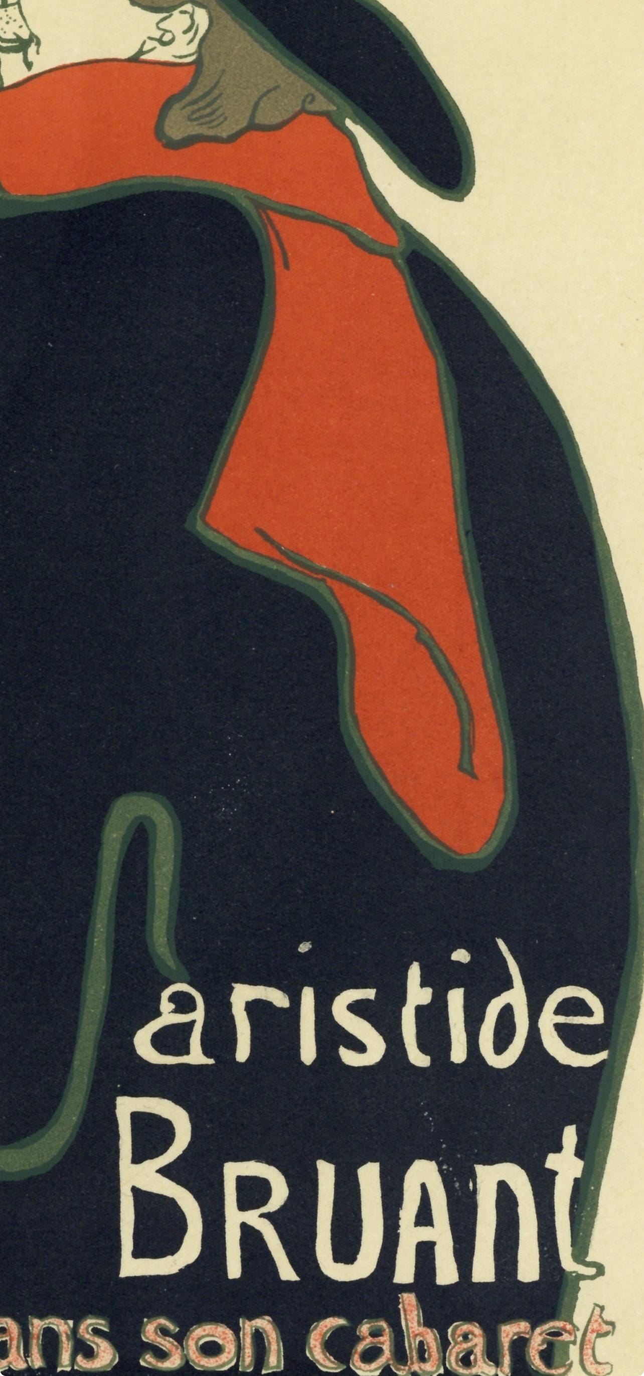 Henri De Toulouse-Lautrec, Aristide Bruant-Dans Son Cabaret, Les Affiches De Toulouse-Lautrec,