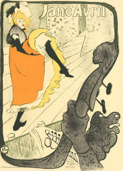 Henri De Toulouse-Lautrec, Jane Avril, Les Affiches De Toulouse-Lautrec, Lithograph