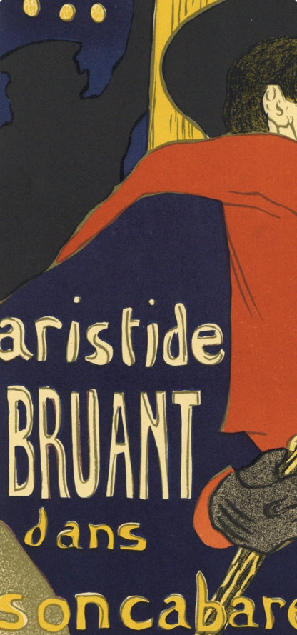 Henri De Toulouse-Lautrec, Aristide Bruant, Eldorado, Les Affiches De Toulouse-Lautrec, Lithograph