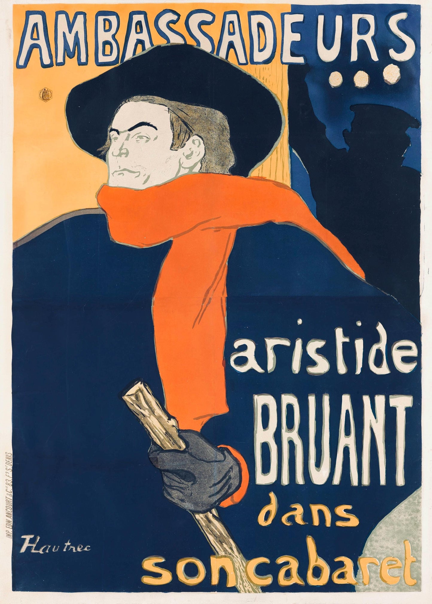 Henri De Toulouse-Lautrec, Aristide Bruant, Ambassadeurs, Les Affiches De Toulouse-Lautrec,