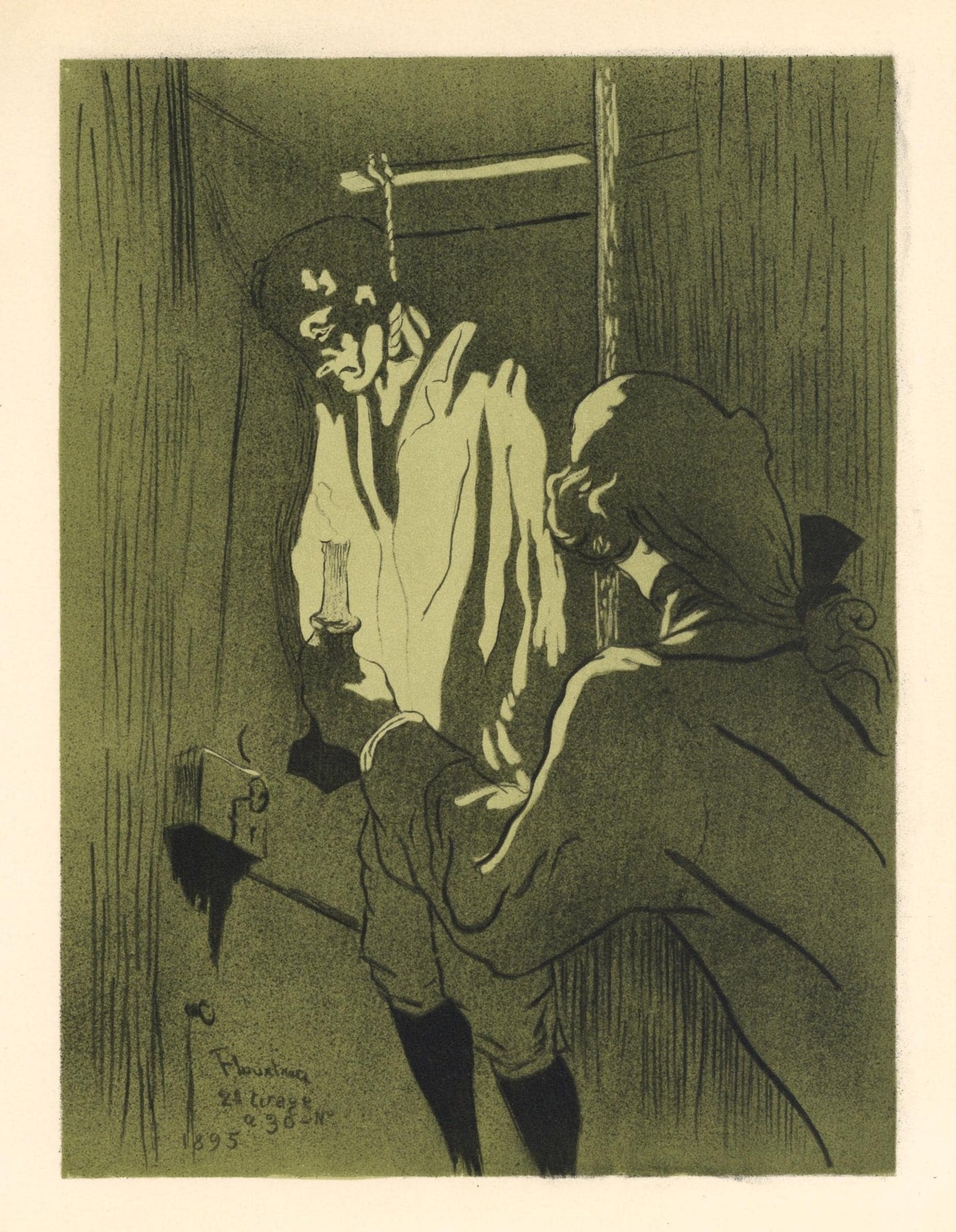 Henri De Toulouse-Lautrec, Le Pendu, Les Affiches De Toulouse-Lautrec, Lithograph