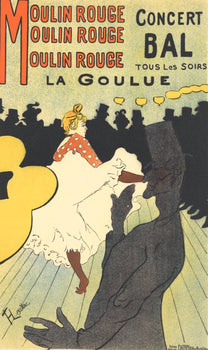 Henri De Toulouse-Lautrec, Moulin Rouge, La Goulue, Les Affiches De Toulouse-Lautrec, Lithograph