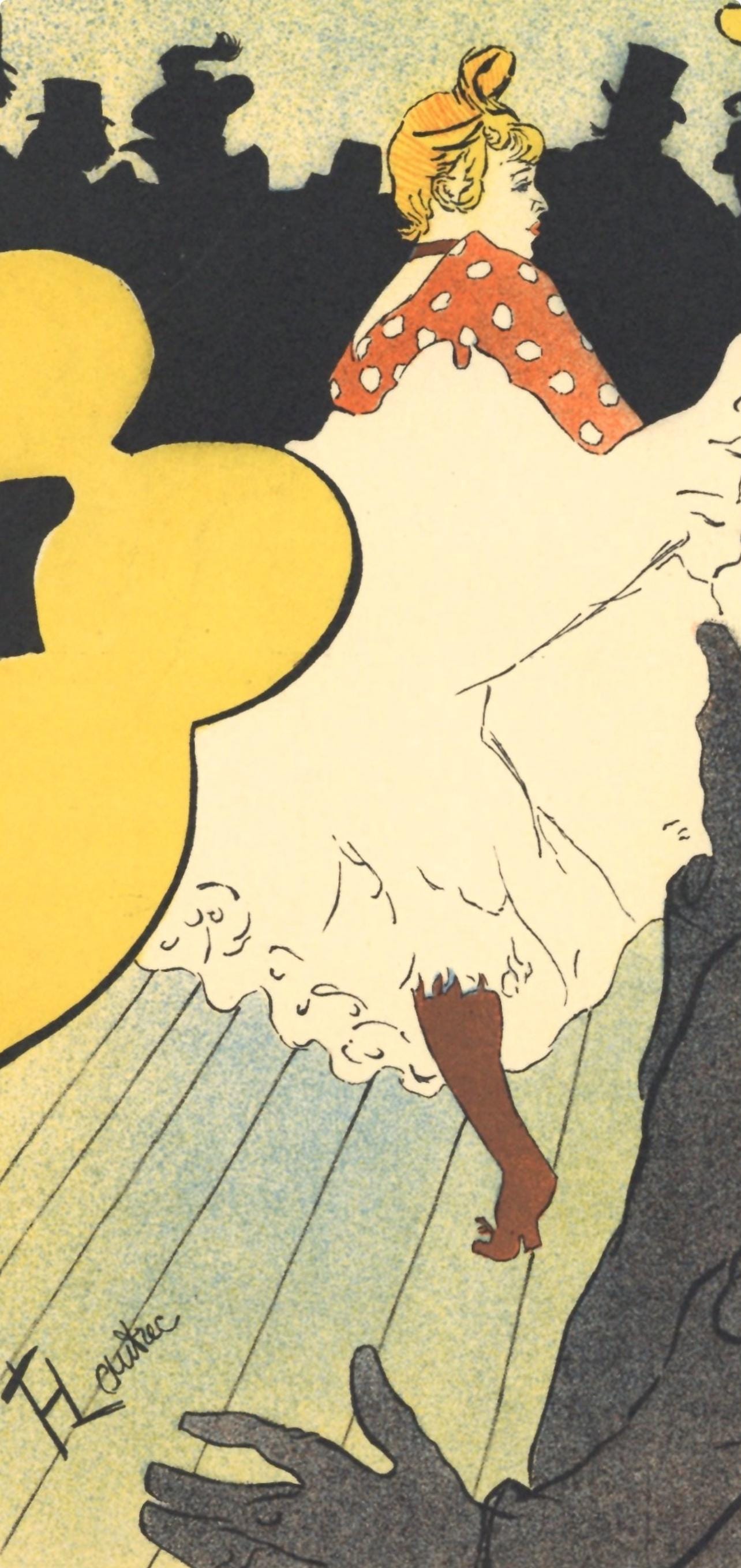 Henri De Toulouse-Lautrec, Moulin Rouge, La Goulue, Les Affiches De Toulouse-Lautrec, Lithograph