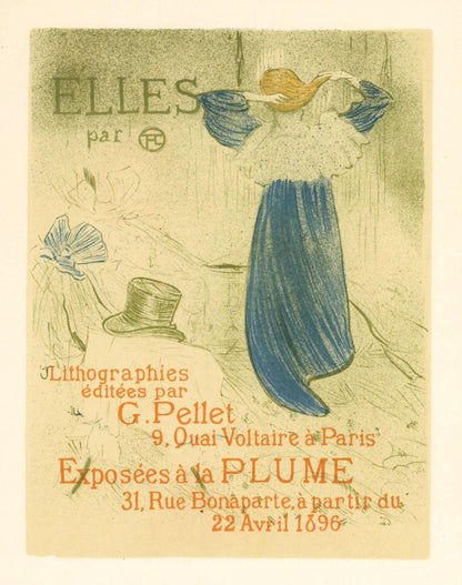Henri De Toulouse-Lautrec, Elles Par Toulouse-Lautrec, Les Affiches De Toulouse-Lautrec, Lithograph