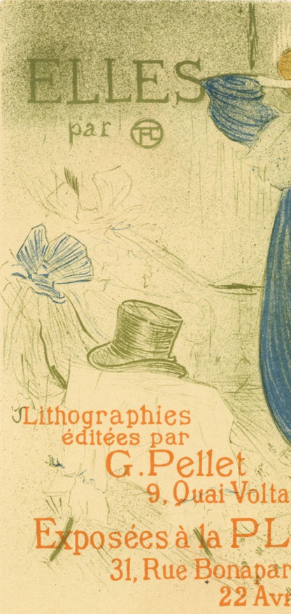 Henri De Toulouse-Lautrec, Elles Par Toulouse-Lautrec, Les Affiches De Toulouse-Lautrec, Lithograph