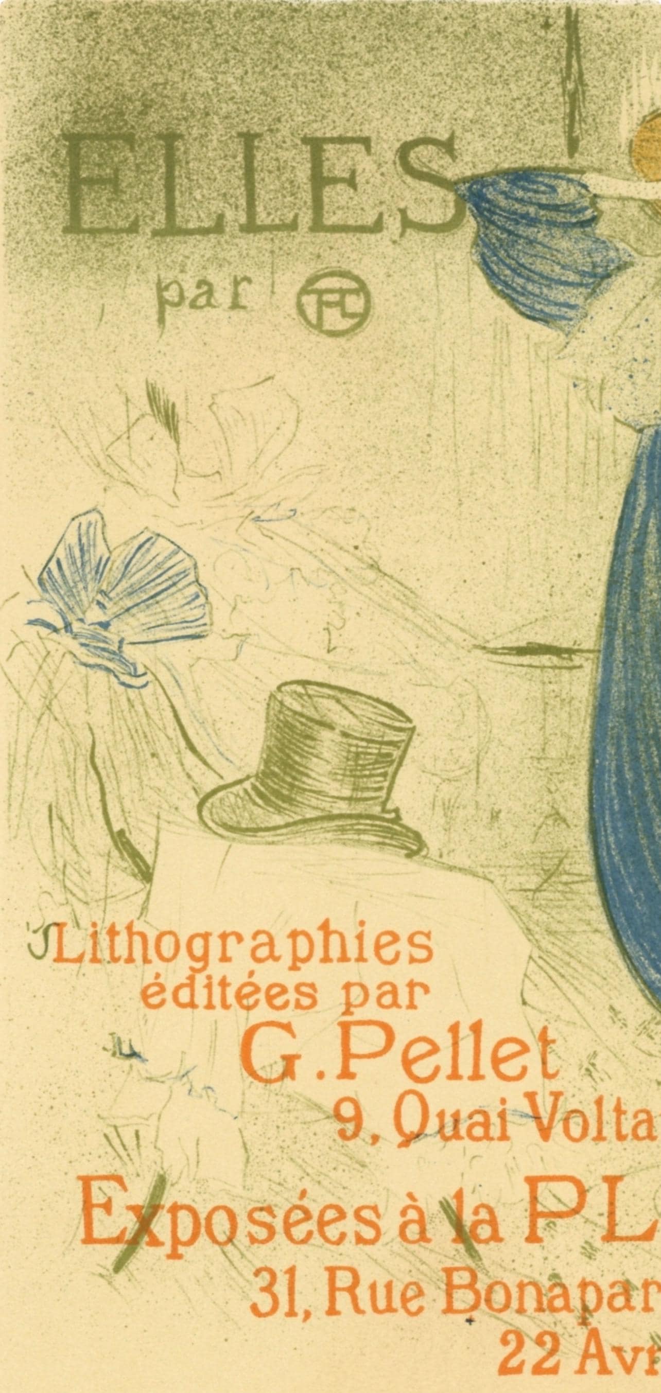 Henri De Toulouse-Lautrec, Elles Par Toulouse-Lautrec, Les Affiches De Toulouse-Lautrec, Lithograph