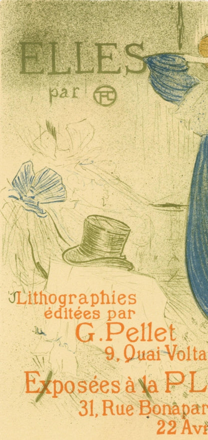 Henri De Toulouse-Lautrec, Elles Par Toulouse-Lautrec, Les Affiches De Toulouse-Lautrec, Lithograph
