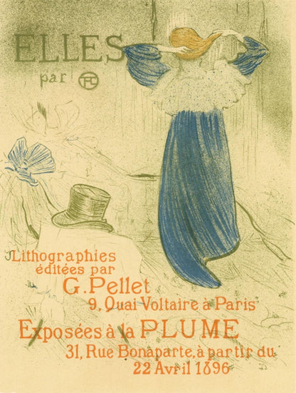 Henri De Toulouse-Lautrec, Elles Par Toulouse-Lautrec, Les Affiches De Toulouse-Lautrec, Lithograph