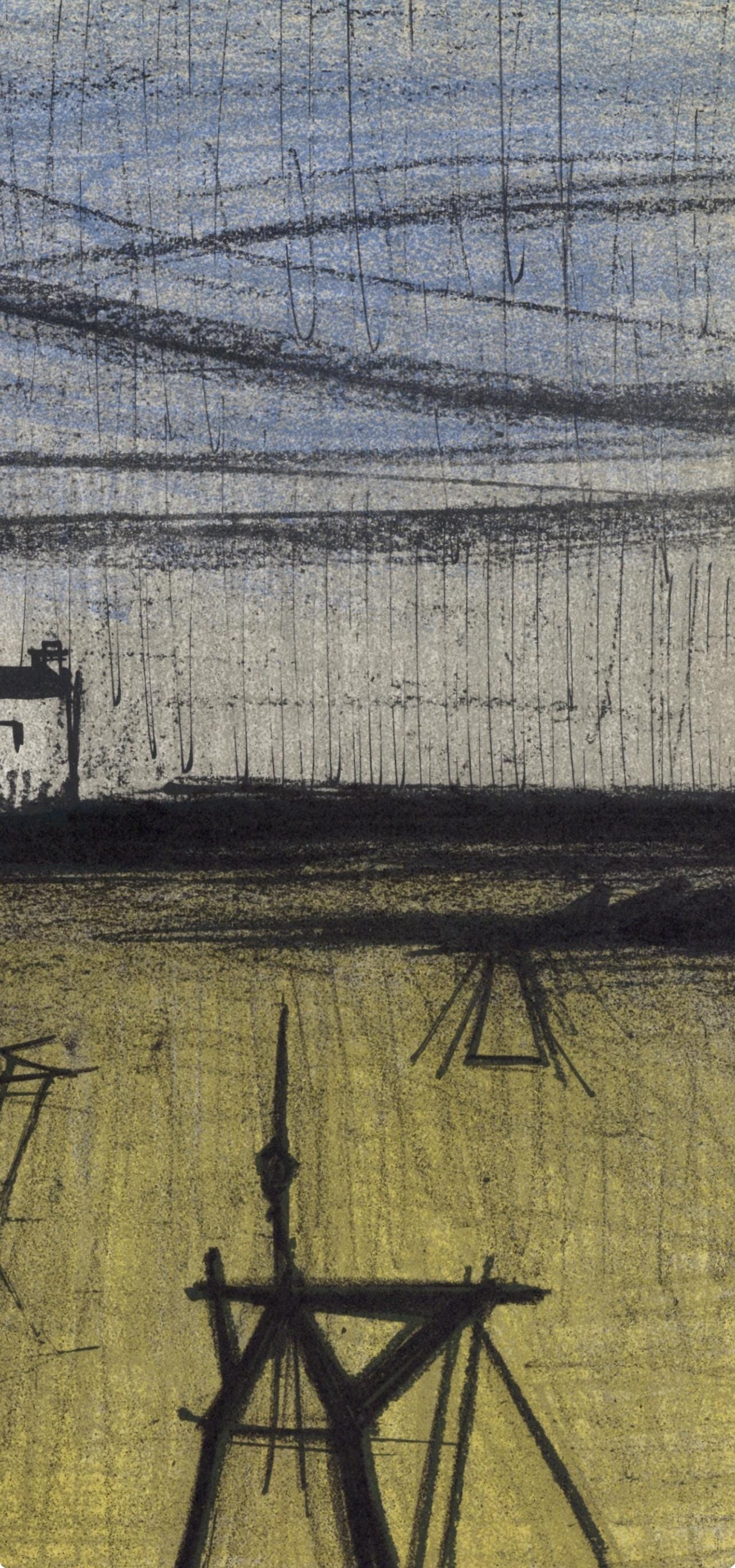 Bernard Buffet, La Petite Plage, Lithographs 1952-1966, Lithograph