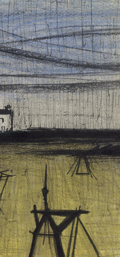 Bernard Buffet, La Petite Plage, Lithographs 1952-1966, Lithograph