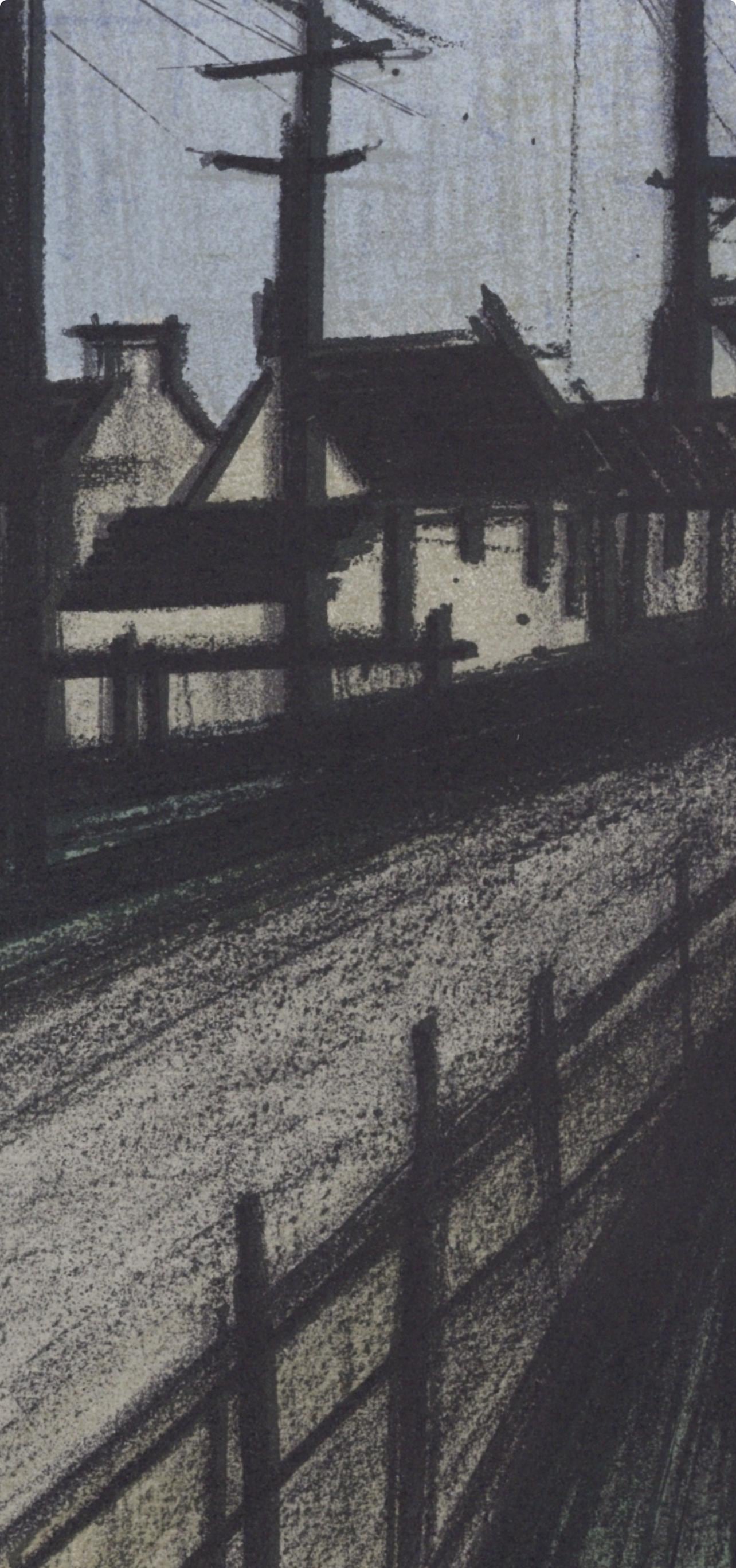 Bernard Buffet, La Route Du Village, Lithographs 1952-1966, Lithograph