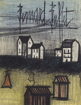 Bernard Buffet, La Petite Plage, Lithographs 1952-1966, Lithograph