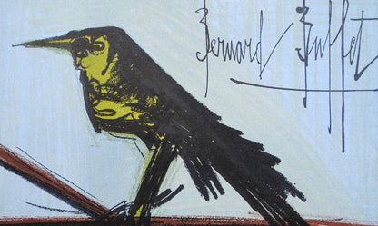Bernard Buffet, Les Deux Oiseaux, Lithographs 1952-1966, Lithograph