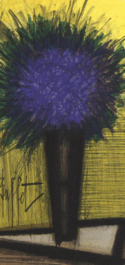 Bernard Buffet, Le Bouquet Violet, Lithographs 1952-1966, Lithograph