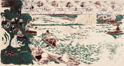 Pierre Bonnard, La Canotage, Bonnard Lithographe, Lithograph