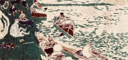 Pierre Bonnard, La Canotage, Bonnard Lithographe, Lithograph
