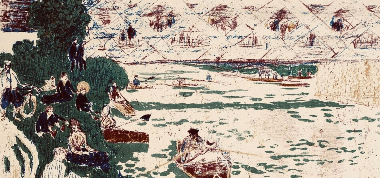 Pierre Bonnard, La Canotage, Bonnard Lithographe, Lithograph