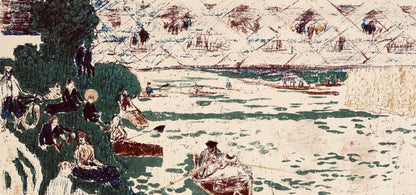 Pierre Bonnard, La Canotage, Bonnard Lithographe, Lithograph