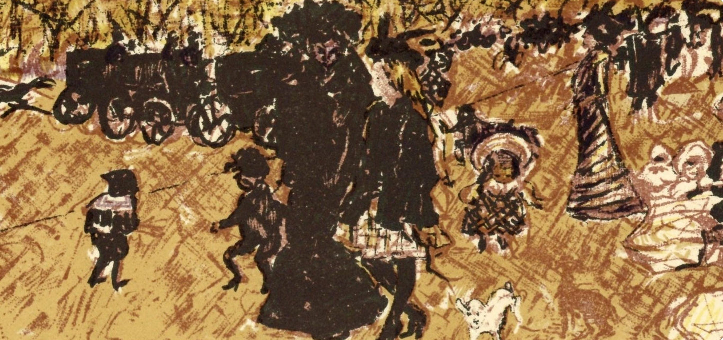 Pierre Bonnard, Avenue Du Bois, Bonnard Lithographe, Lithograph