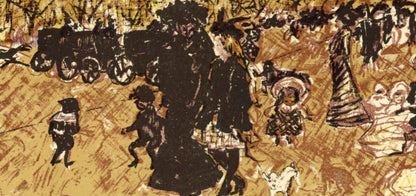 Pierre Bonnard, Avenue Du Bois, Bonnard Lithographe, Lithograph