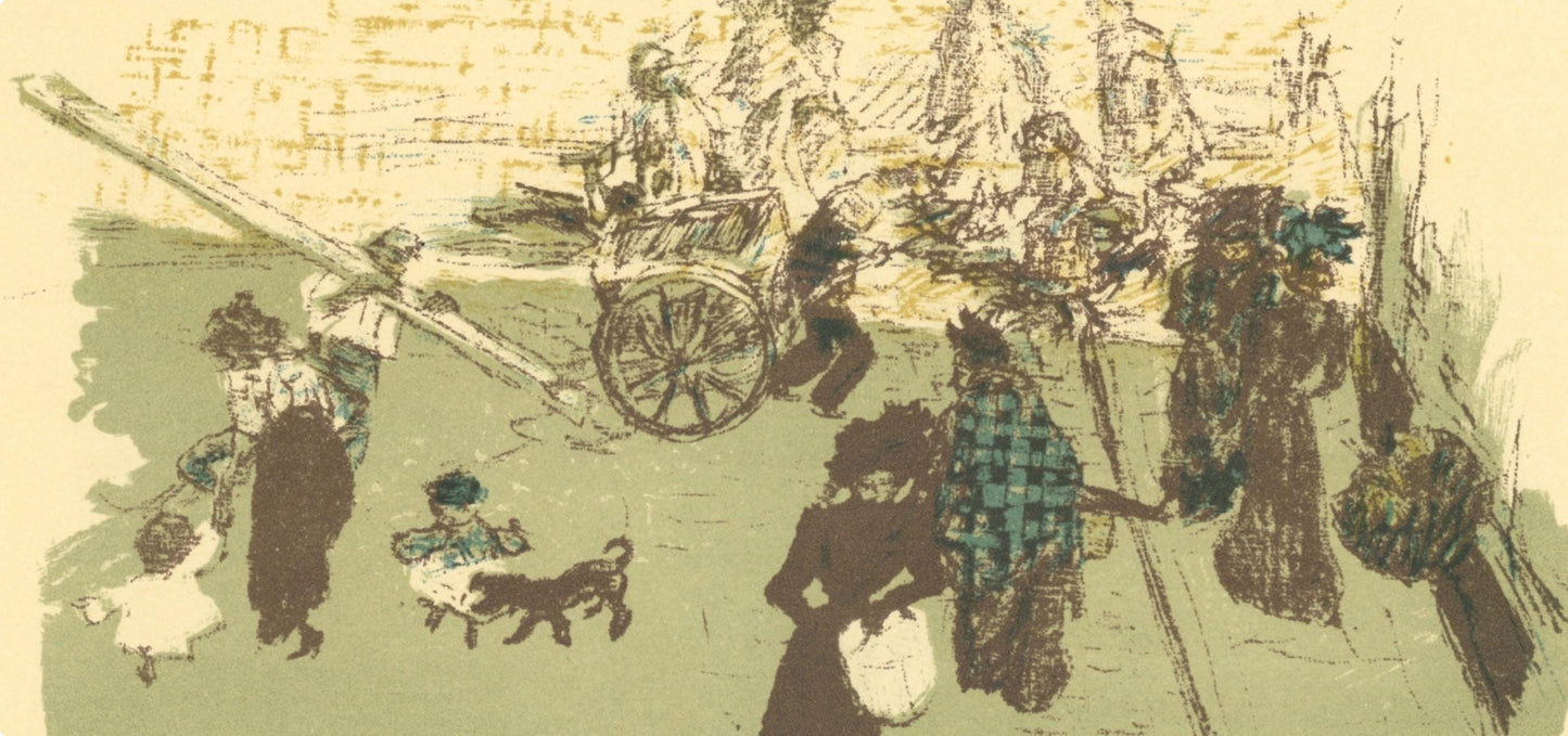 Pierre Bonnard, Coin De Rue, Bonnard Lithographe, Lithograph