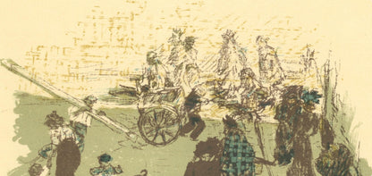 Pierre Bonnard, Coin De Rue, Bonnard Lithographe, Lithograph