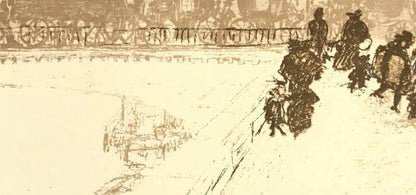 Pierre Bonnard, Le Pont Des Arts, Bonnard Lithographe, Lithograph