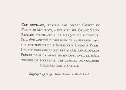 Pierre Bonnard, Au Thatre, Bonnard Lithographe, Lithograph