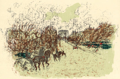 Pierre Bonnard, Arc De Triomphe, Bonnard Lithographe, Lithograph