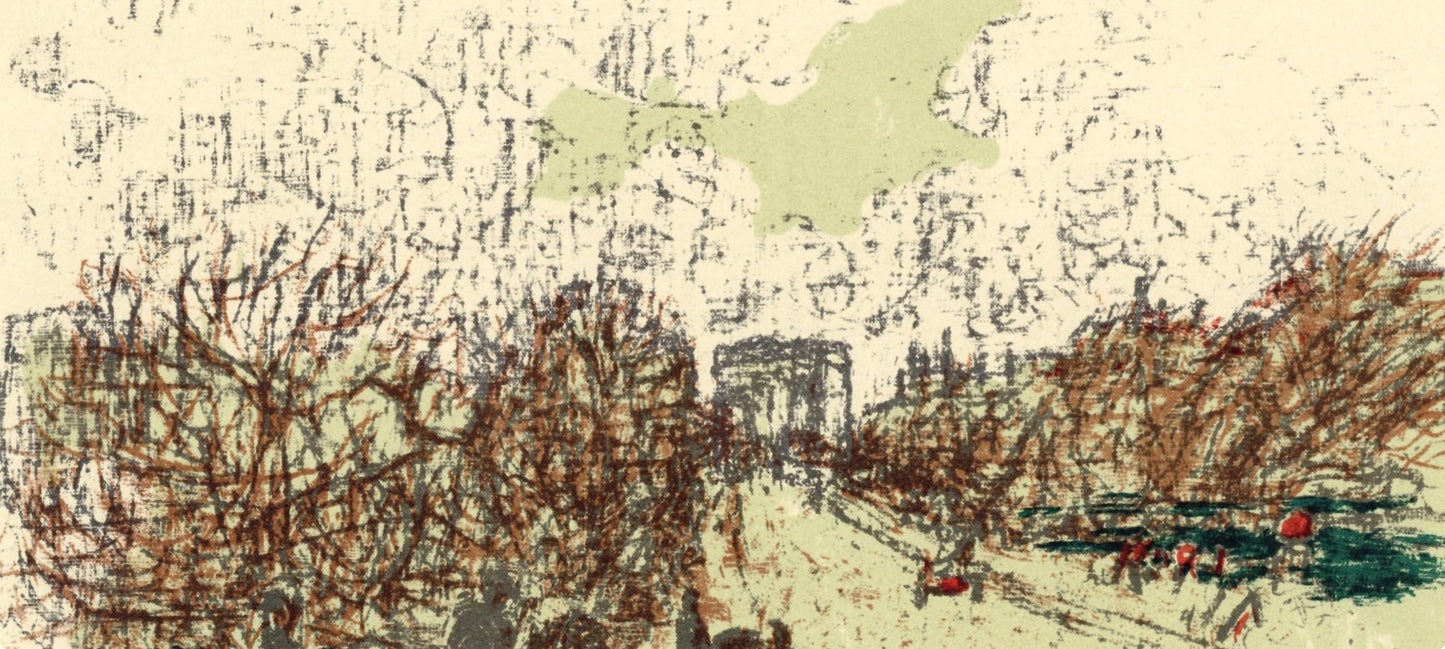 Pierre Bonnard, Arc De Triomphe, Bonnard Lithographe, Lithograph