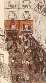 Pierre Bonnard, Coin De Rue Vue Den Haut, Bonnard Lithographe, Lithograph